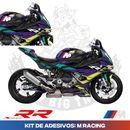 Kit de Adesivos M RACING Importado P/ BMW S1000 RR 2024-25