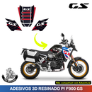 Adesivos Resinado 3D Tank Pad e Side Pad p/ BMW F900 GS 2024-2025