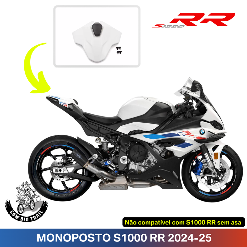 Monoposto/Carenagem do banco garupa p/ BMW S1000 RR 2024-2025