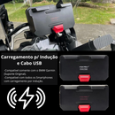 Suporte/Carregador Rápido Wireless (Indução) p/ Celular compatível com Suporte Original BMW (R1200/1250 GS, F850/750 GS, S1000XR, F900R)