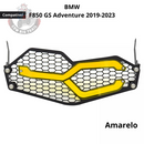 Protetor de Farol Grade c/ lente DRL p/ BMW F750/F850 GS/ ADVENTURE 2019 a 2023