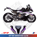Kit de Adesivos Multicoloridos em 11 cores diferentes p/ BMW S1000 RR 2019 A 2024