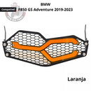 Protetor de Farol Grade c/ lente DRL p/ BMW F750/F850 GS/ ADVENTURE 2019 a 2023