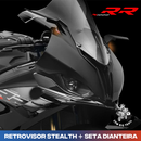 Retrovisor Stealth c/ Seta Dianteira LED Embutida p/ BMW S1000 RR 2019-2025