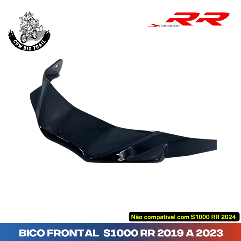 Bico Frontal Asa p/ BMW S1000 RR 2019 a 2023 (NÃO compatível c/ modelo 2024 com asa original)