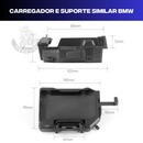 Suporte/Carregador Wireless para Smartphone Similiar ao Original BMW p/ Suporte de GPS Original BMW