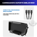 Suporte/Carregador Wireless para Smartphone Similiar ao Original BMW p/ Suporte de GPS Original BMW