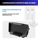 Suporte/Carregador Wireless para Smartphone Similiar ao Original BMW p/ Suporte de GPS Original BMW