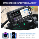 Suporte/Carregador Wireless para Smartphone Similiar ao Original BMW p/ Suporte de GPS Original BMW