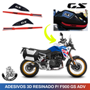 Adesivos Resinados 3D p/  BMW F900 GS Adventure 2024-2025