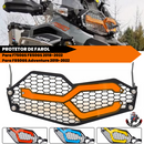 Protetor de Farol Grade c/ lente DRL p/ BMW F750/F850 GS/ ADVENTURE 2019 a 2023