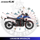 Kit de Adesivos Personalizados Completo p/ BMW R1300 GS 2024