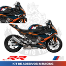 Kit de Adesivos M RACING Importado P/ BMW S1000 RR 2024-25
