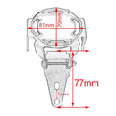 Protetor Acrílico do Farol Auxiliar de Milha original BMW p/ BMW R 1200/1250 GS Premium/ Adventure