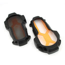 Protetor de Farol c/ Moldura Similar Original em Alumínio c/ Lente Transparente e Espelhada p/ BMW R1200/1250 GS /Adventure 2014-2024 (Farol LED BMW)