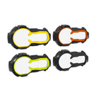 Protetor de Farol c/ Moldura em Plástico ABS Similar Original c/ Lente Transparente ou Espelhada p/ BMW R1200 GS LC/Adventure 2014-2019 (Farol C-LED BMW)
