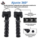 Pedaleira Dobrável Descanso de Pé c/ Fixação no Protetor de Carenagem UNIVERSAL BMW R1300GS, R1250GS, R1200GS LC, F750GS, F850GS, 2013-2024