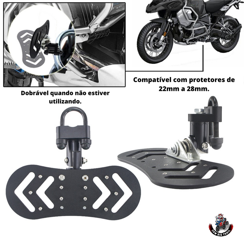 Pedaleira/ Descanso de Pé Extendida Universal p/ BMW R1300GS, R1250GS, R1200GS LC, F750GS, F850GS, 2013-2024