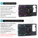 Suporte p/ Celular c/ Carregamento Sem fio 2 em 1 ou C/ Carregamento por USB Universal