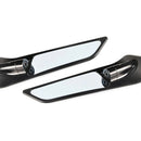 Retrovisor Stealth Preto p/ BMW S1000RR 2009 a 2018 e HP4 c/ Logo Rizoma