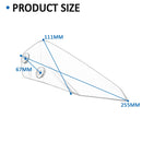 Defletor de Vento Carenagem p/ BMW R1200GS Adv 2014-2020 R1250GS Adventure 2019-2021(SOMENTE PARA MODELOS ADVENTURE)