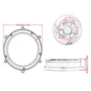 Tampa Transparente de Embreagem p/ Ducati Panigale V4 (2020 a 2024)