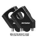 Riser de Guidão p/ BMW F850 GS 2019-2022 28mm c/ 3 cores diferentes