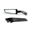 Retrovisor Stealth Preto p/ BMW S1000RR 2009 a 2018 e HP4 c/ Logo Rizoma