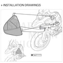 Bolsa (PAR) c/ Fixação no Protetor de Carenagem p/ BMW R1200 GS LC/ ADVENTURE