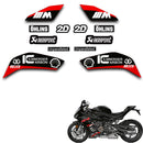 Adesivos de Carenagem p/ BMW S1000 RR 2019/2025