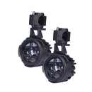 Kit Farol Auxilia de Milha LED 40w Universal c/ Chicote p/ Motos BMW, Honda, Yamaha, Kawasaki, Ducati, Triumph, Suzuki