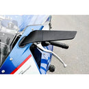 Retrovisor Stealth Preto p/ BMW S1000RR 2009 a 2018 e HP4 c/ Logo Rizoma
