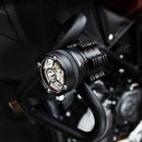 Kit Farol de Milha 90W 16000Lm (C/ 3 modos) ou Kit 40W 9000Lm c/ Chicote p/ BMW, Honda, Yamaha, Kawasaki, Ducati, Triumph, Suzuki