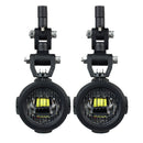 Kit Farol de Milha Auxiliar 40W 6000K p/ BMW R1250GS, R1200GS, F850GS, F800GS, F750GS, F700GS, F650, K1600 (Kit Universal)