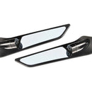 Retrovisor Stealth Preto p/ BMW S1000RR 2009 a 2018 e HP4 c/ Logo Rizoma