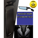 Retrovisor Stealth Preto p/ BMW S1000RR 2019/2022 c/ Logo Rizoma