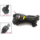 Kit Farol Auxilia de Milha LED 40w Universal c/ Chicote p/ Motos BMW, Honda, Yamaha, Kawasaki, Ducati, Triumph, Suzuki