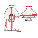 Encosto de Banco c/ Regulagem de Altura e ângulo p/ BMW R1200GS LC ADV, R1250GS R1250GSA 2013-2022