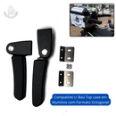 p/ BMW GS1200, GS1250, F850, F750, S1000XRDescanso de Braço p/ Garupa Universal Compatível somente com Baú Top Case c/ Formato Octogonal